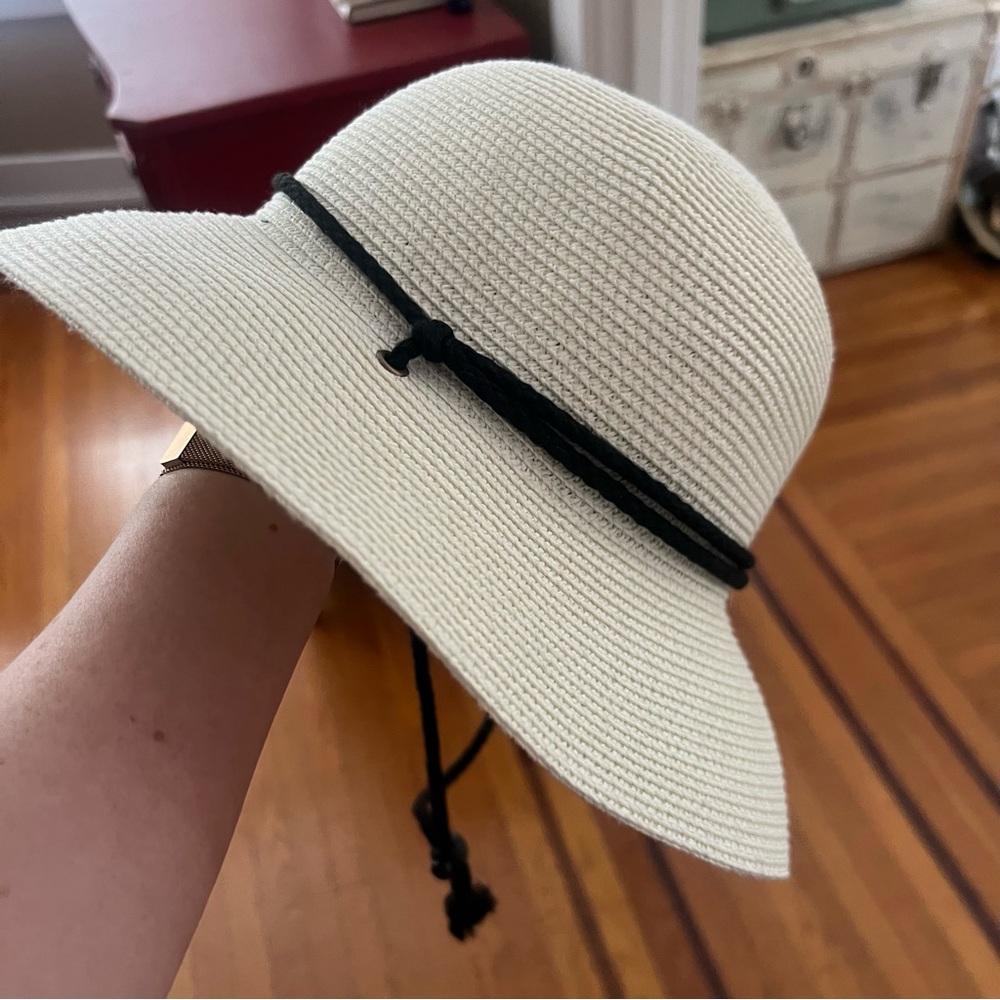 Furtalk paper sun hat L adjustable summer NWOT